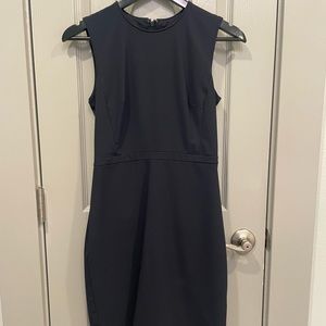 Dark navy knee length dress